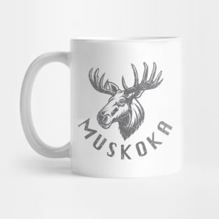 Muskoka - Moose (Dark Grey) Mug